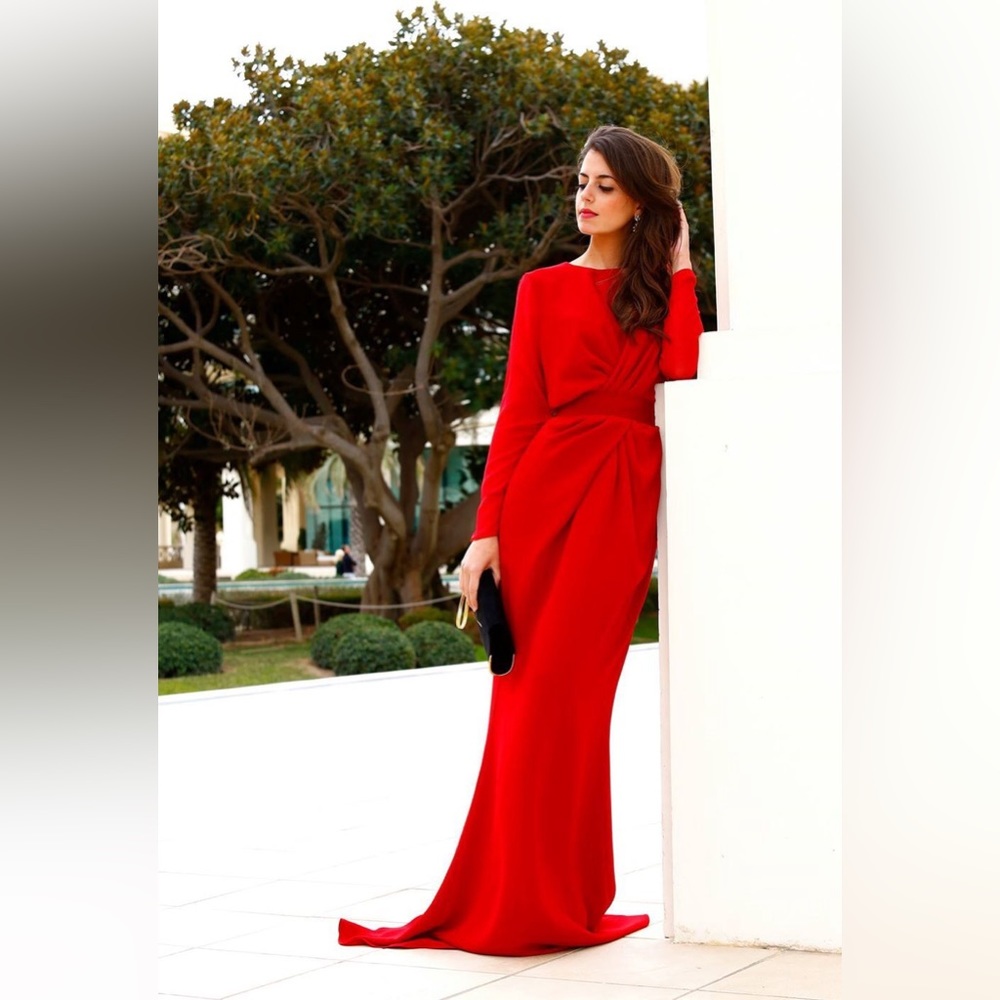 PianoForte Red Maxi dress